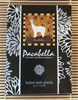 Herbal bath grains packaging