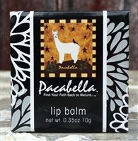 Lip balm with alpaca design packaging