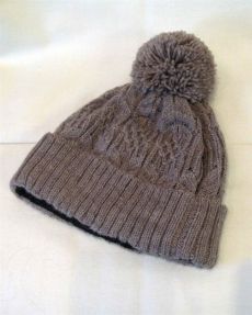 Cozy cable-knit hat