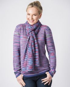 Fashionable woman in casual outfit