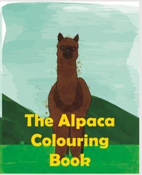 Illustrated alpaca on book cover