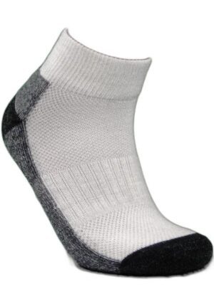 Ankle sock with dark heel