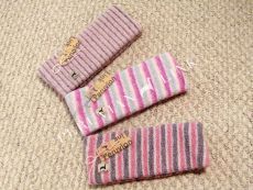 Soft fabric headbands with stripes