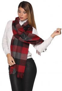 Fashionable winter outfit with scarf