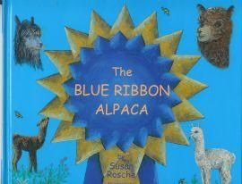 Children's book cover with alpacas