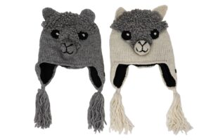 AR CHILD ANIMAL HAT W ALPACA FACE